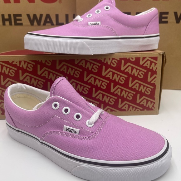 Vans WMNS Era
Orchid/True White Sneakers 
VN0A54F13SQ
 Lilac Canvas - Picture 15 of 16